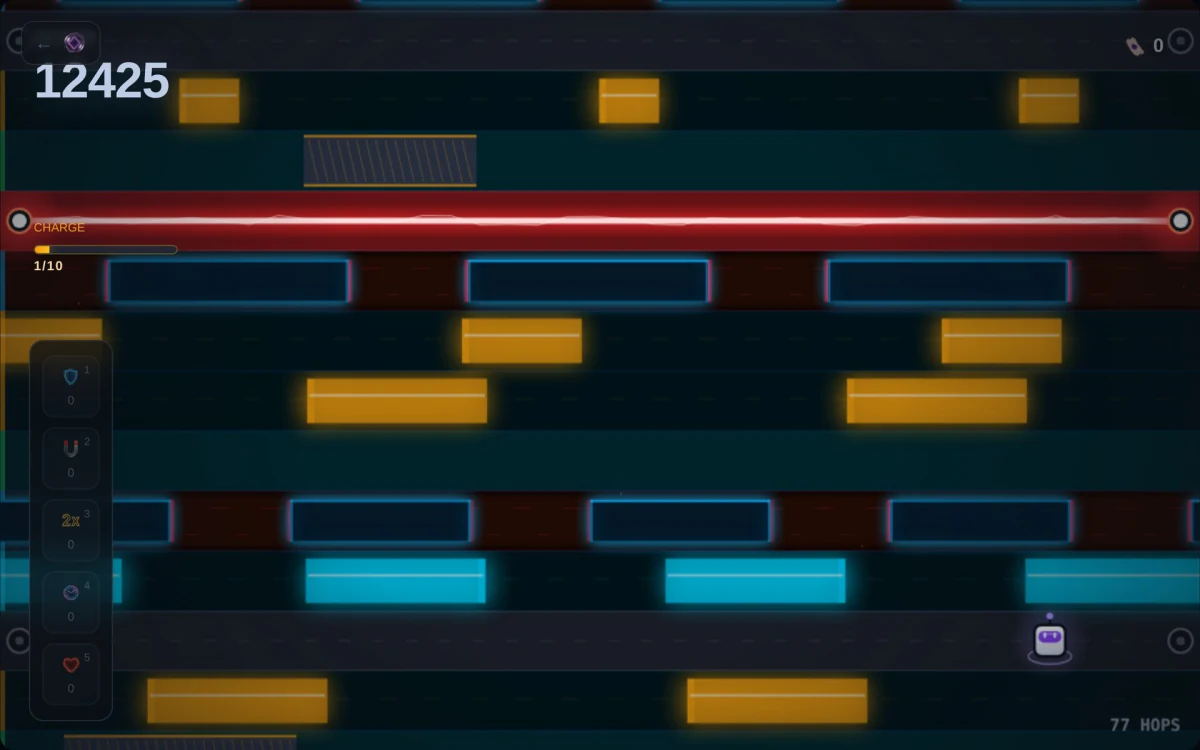 Data Hopper packet mid-jump between two glowing network nodes