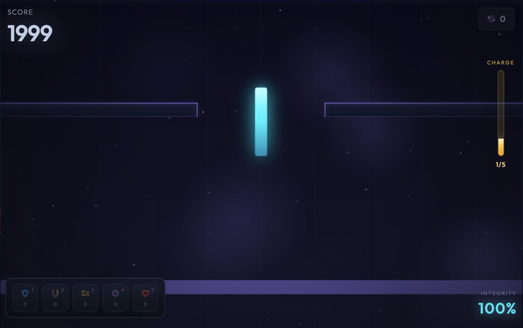 Void Gate player passing through a narrow gap in a closing gate